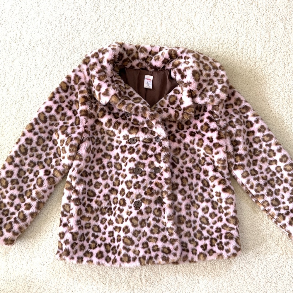 Gymboree Girls Leopard Print Coat